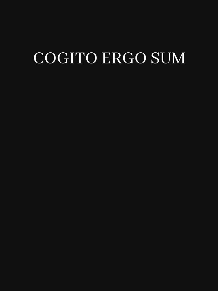 Cogito Ergo Sum - I Think Therefore I Am, Latin Quote by DreamyAcademia T-Shirts, Hoodie, Sweatshirt (Image 3)