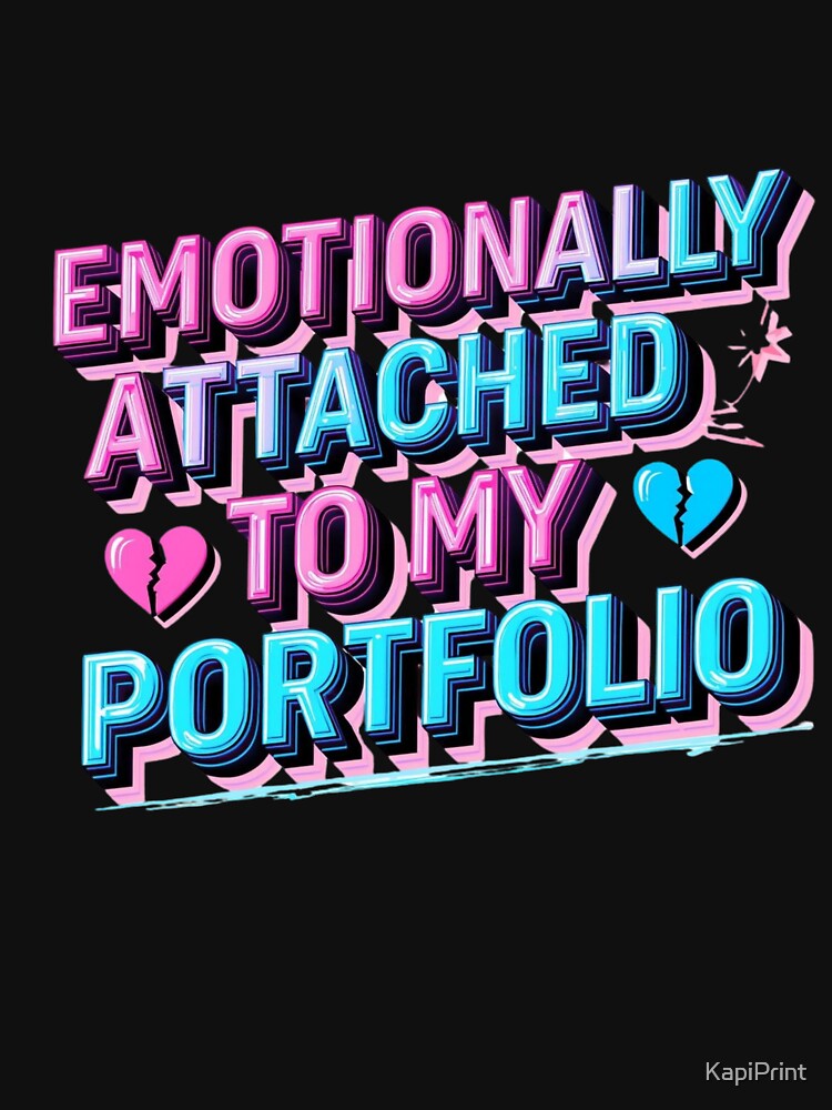 Emotionally Attached To My Portfolio Funny Trading Shirt by KapiPrint Hoodie, Sweatshirt | BlankRebels.com (Image 3)