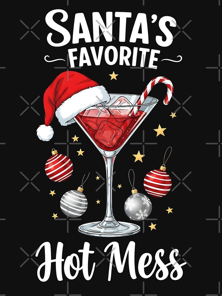Santa's Favorite Hot Mess, Christmas Drink by BakeryDozen T-Shirts, Hoodie, Sweatshirt | BlankRebels.com (Image 3)