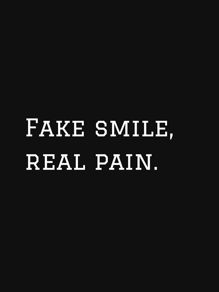 Fake Smile, Real Plan. (White Text Version) by nyblydd T-Shirts, Hoodie, Sweatshirt | BlankRebels.com (Image 3)