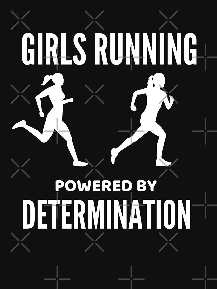 Girls Running Powered by Determination by AngelArtss T-Shirts, Hoodie, Sweatshirt | BlankRebels.com (Image 3)