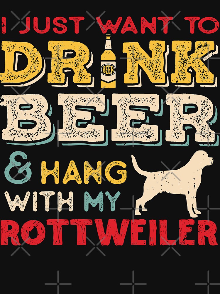 Rottweiler Rottie Dog Dad Beer Lover by rafaeltto T-Shirts, Hoodie, Sweatshirt | BlankRebels.com (Image 3)