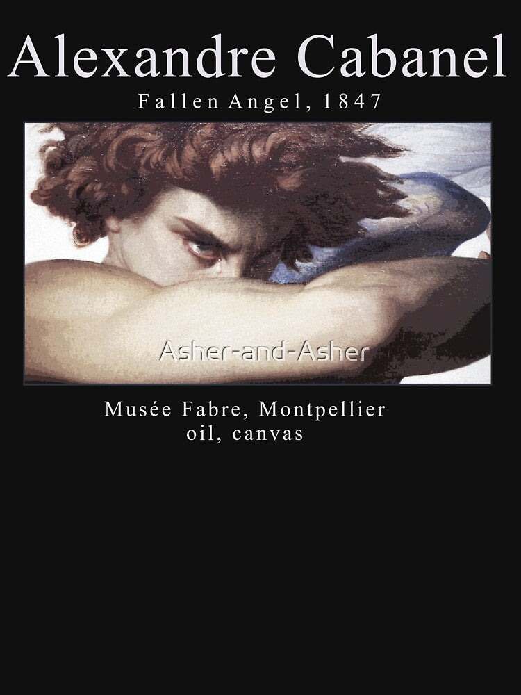 Dark Academia - Alexandre Cabanel - Fallen Angel by Asher-and-Asher T-Shirts, Hoodie, Sweatshirt | BlankRebels.com (Image 3)