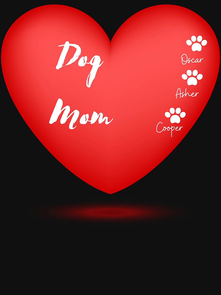Dog Mom Gift For Dog Lover With Names by SPOPOO ★ ★ ★ ★ ★ T-Shirts, Hoodie, Sweatshirt | BlankRebels.com (Image 3)