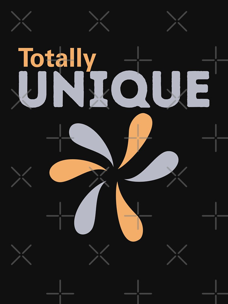 Totally Unique – Bold Minimal Typography Positive Quote by Text2tee T-Shirts, Hoodie, Sweatshirt | BlankRebels.com (Image 3)