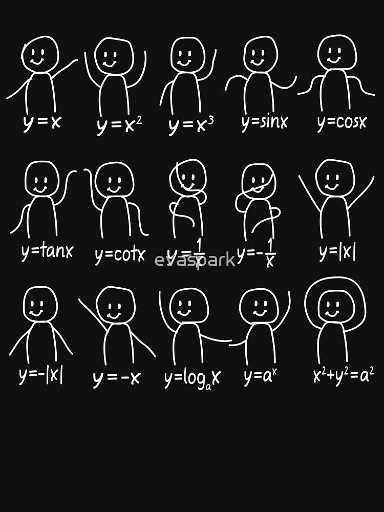Funny Algebra Dance Graph Figures Math Equation by evaspark T-Shirts, Hoodie, Sweatshirt | BlankRebels.com (Image 3)