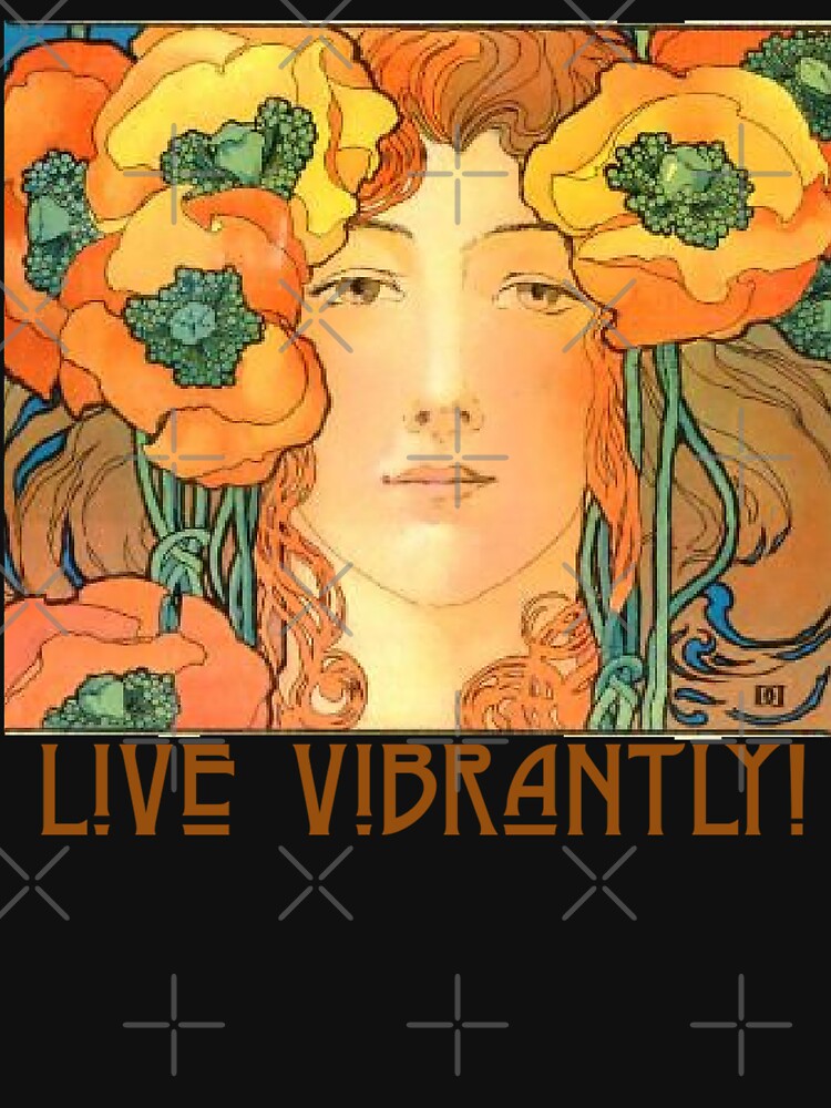 Live Vibrantly! Psychedelic Hippie Girl by SSustainable T-Shirts, Hoodie, Sweatshirt | BlankRebels.com (Image 3)