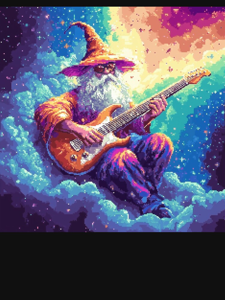 Rainbow Wizard Playing Guitar T-Shirts, Hoodie, Sweatshirt