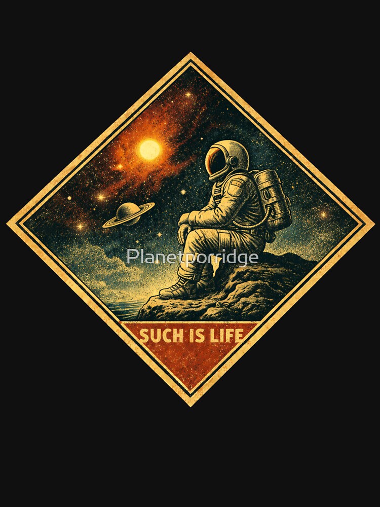 Such is Life Stranded Astronaut by Planetporridge T-Shirts, Hoodie, Sweatshirt | BlankRebels.com (Image 3)