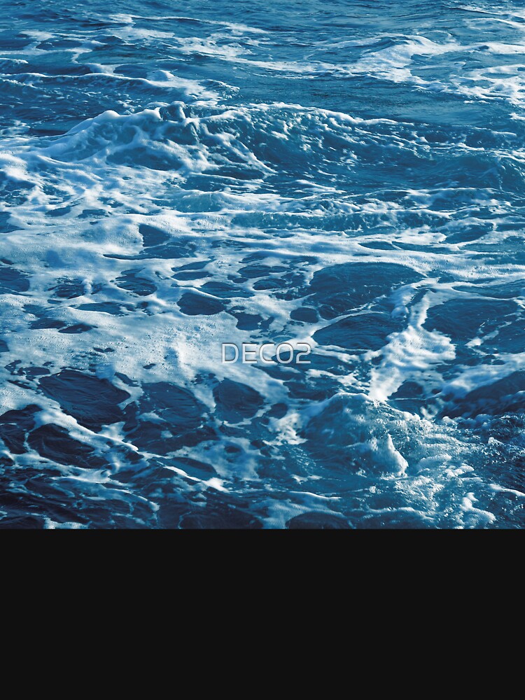 Arctic-Blue Ocean Waves With Foamy White Surf by DEC02 T-Shirts, Hoodie, Sweatshirt | BlankRebels.com (Image 3)