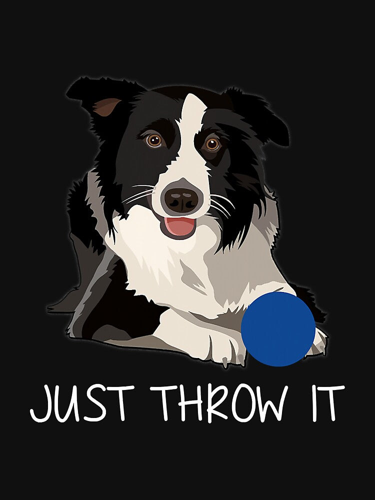Just Throw It Funny Border Collie Dog by SkyCloudBlue T-Shirts, Hoodie, Sweatshirt | BlankRebels.com (Image 3)