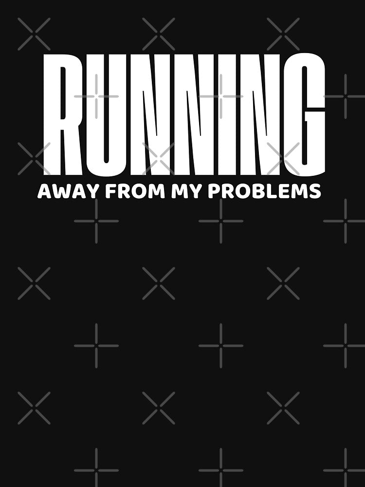 Running Away From My Problems by AngelArtss T-Shirts, Hoodie, Sweatshirt | BlankRebels.com (Image 3)