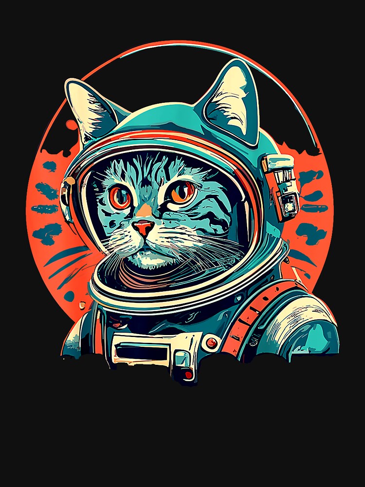 Space Kitty | Galaxy Cat | Catstronaut | Cat Astronaut for Men Women Girls Kids by Animal-Replicas T-Shirts,... (Image 3)