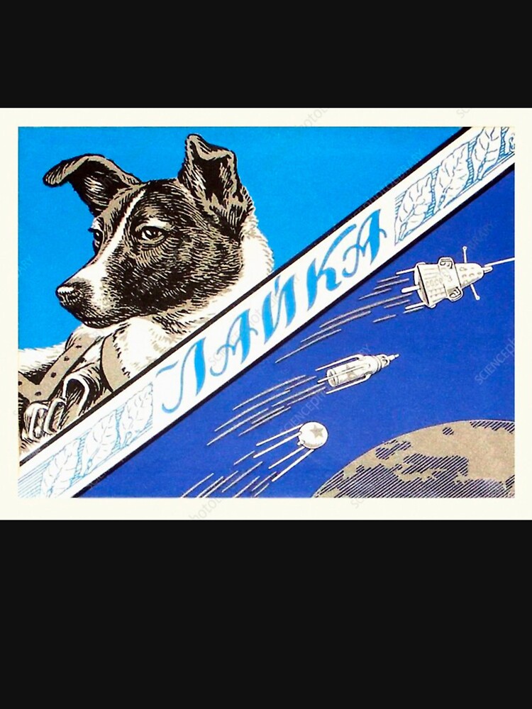 Laika, first space dog — Soviet vintage space by Designandlove T-Shirts, Hoodie, Sweatshirt | BlankRebels.com (Image 3)
