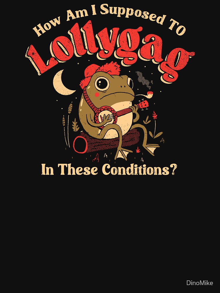 Lollygagging Frog by DinoMike