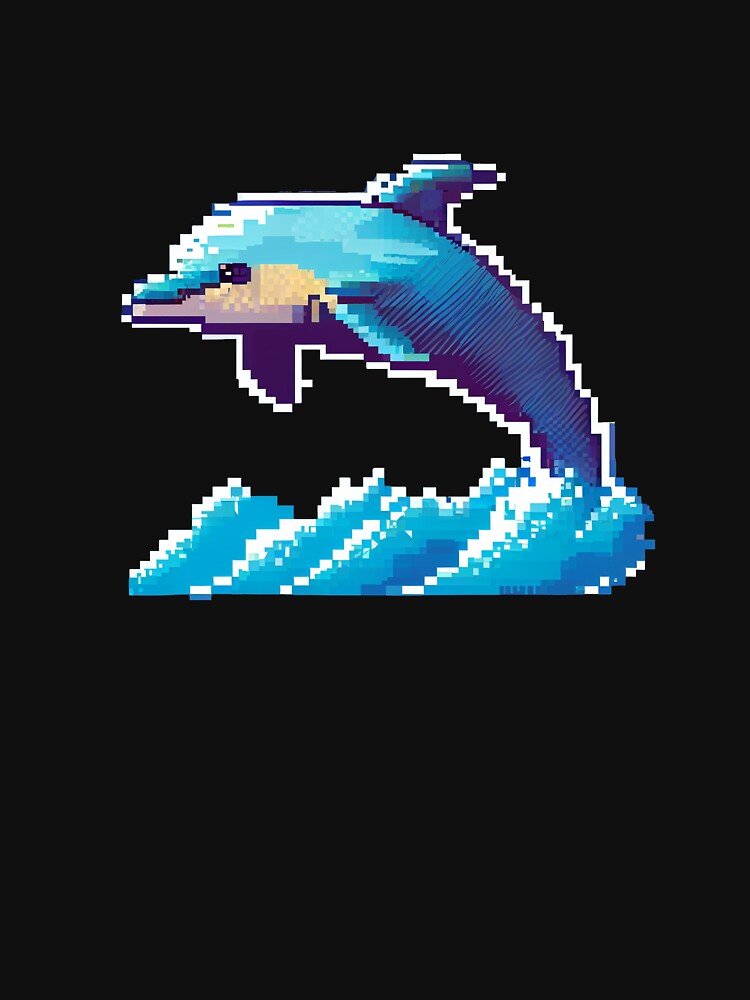 Cute little dolphin. by Pixelarium