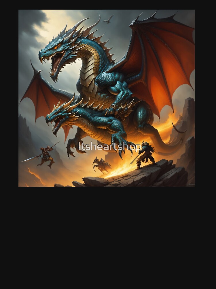 Dragon Riding A Dragon by Itsheartshop T-Shirts, Hoodie, Sweatshirt | BlankRebels.com (Image 3)