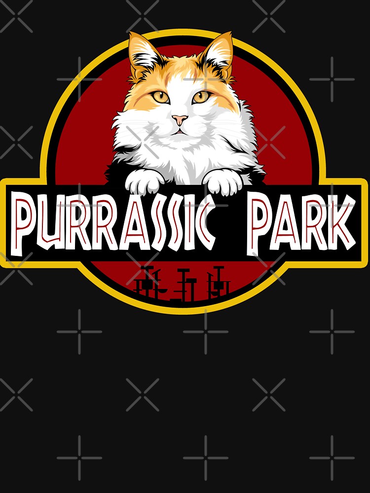 Funny Turkish Van Cat Purrassic Park by Funny Shirts Matter Hoodie, Sweatshirt | BlankRebels.com (Image 3)