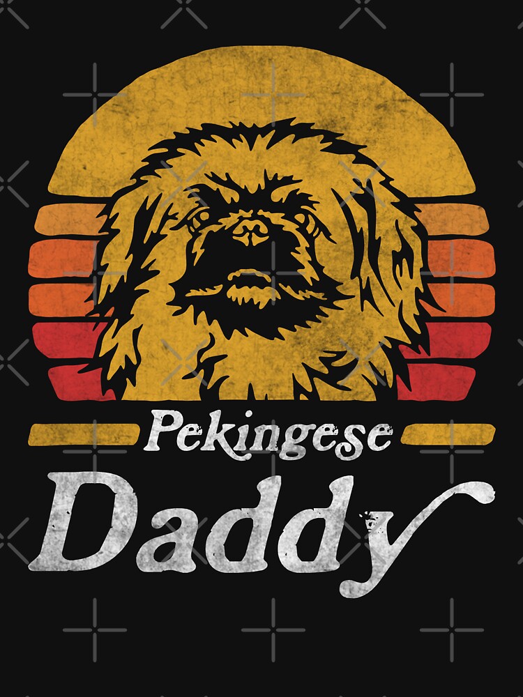 Retro Vintage Pekingese Daddy by More Cute Dogs T-Shirts, Hoodie, Sweatshirt | BlankRebels.com (Image 2)