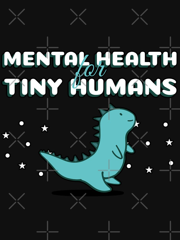 Mental Health for Tiny Humans Cute Dino by Winter--Flowers T-Shirts, Hoodie, Sweatshirt | BlankRebels.com (Image 3)