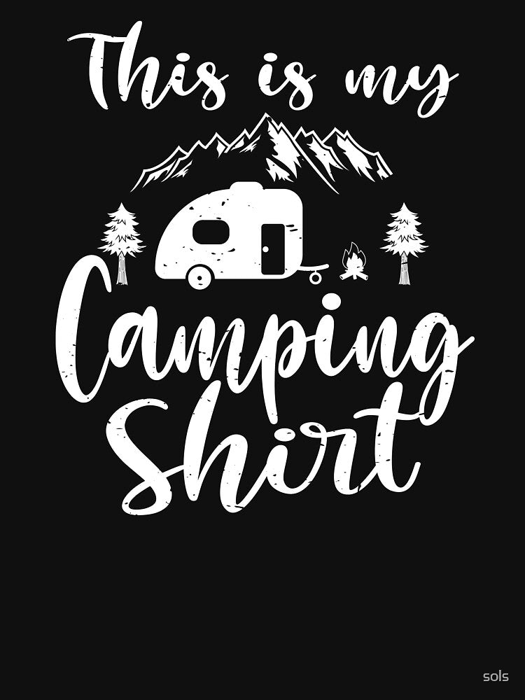 This is my Camping Shirt Campfire Camping Gift- Funny Camping Shirt ,Camping Tees, Camp T shirt, Camping Shirt... (Image 3)