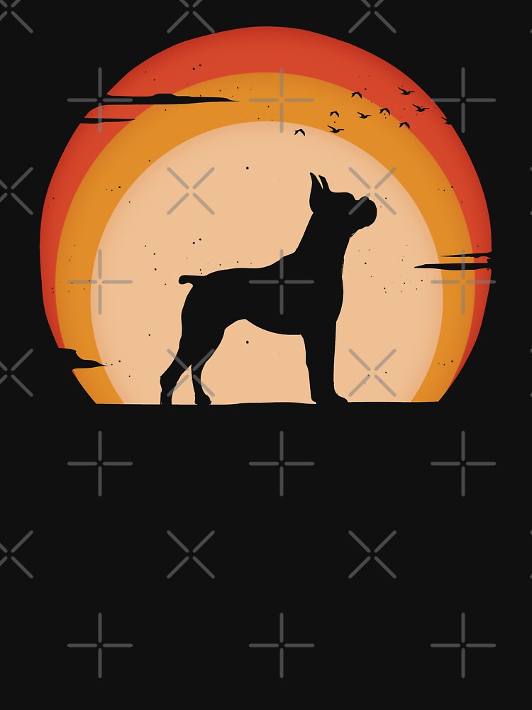 Vintage Boxer Dog Sunset by SHIRTOVERLORD T-Shirts, Hoodie, Sweatshirt | BlankRebels.com (Image 3)