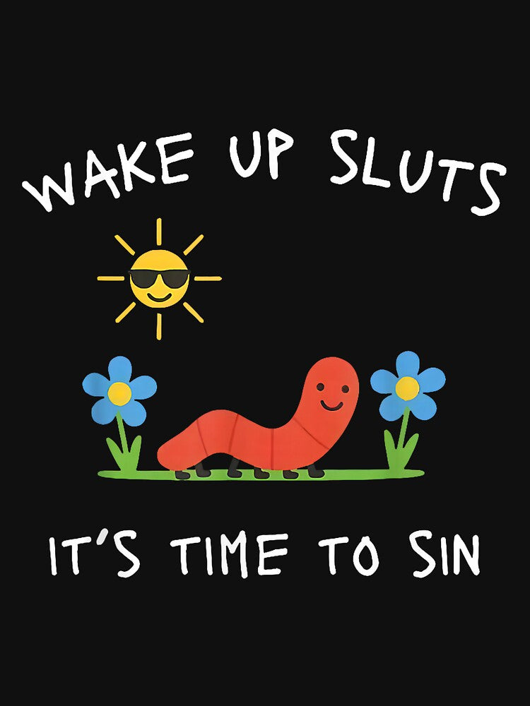 Wake Up It's Time to Sin - Funny Animal Meme by Theass1228 T-Shirts, Hoodie, Sweatshirt | BlankRebels.com (Image 3)
