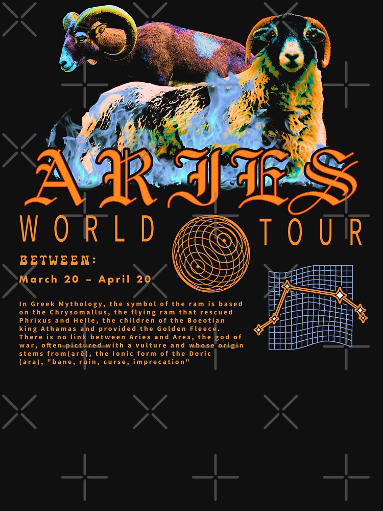 Aries Zodiac by LFGDESIGN T-Shirts, Hoodie, Sweatshirt | BlankRebels.com (Image 3)