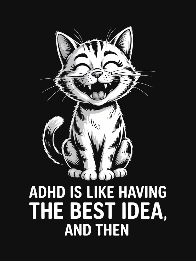 ADHD Funny Cats Kitten by BulkBubu T-Shirts, Hoodie, Sweatshirt | BlankRebels.com (Image 3)