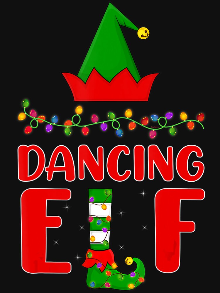 Dancing Elf Matching Family Lighting Christmas by dokieuphuong T-Shirts, Hoodie, Sweatshirt | BlankRebels.com (Image 3)