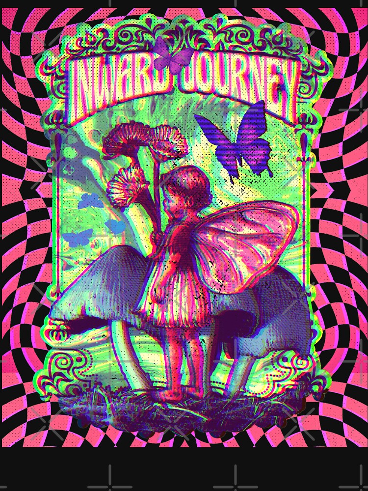 Glitchy Vibes Grunge Girl Cottagecore Fairytale Flower Child Distressed 80s 90s Y2K Aesthetic Art by... (Image 3)