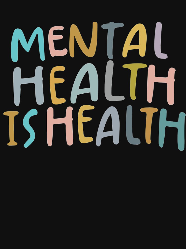 Mental Health Is Health by Sashakis T-Shirts, Hoodie, Sweatshirt | BlankRebels.com (Image 3)