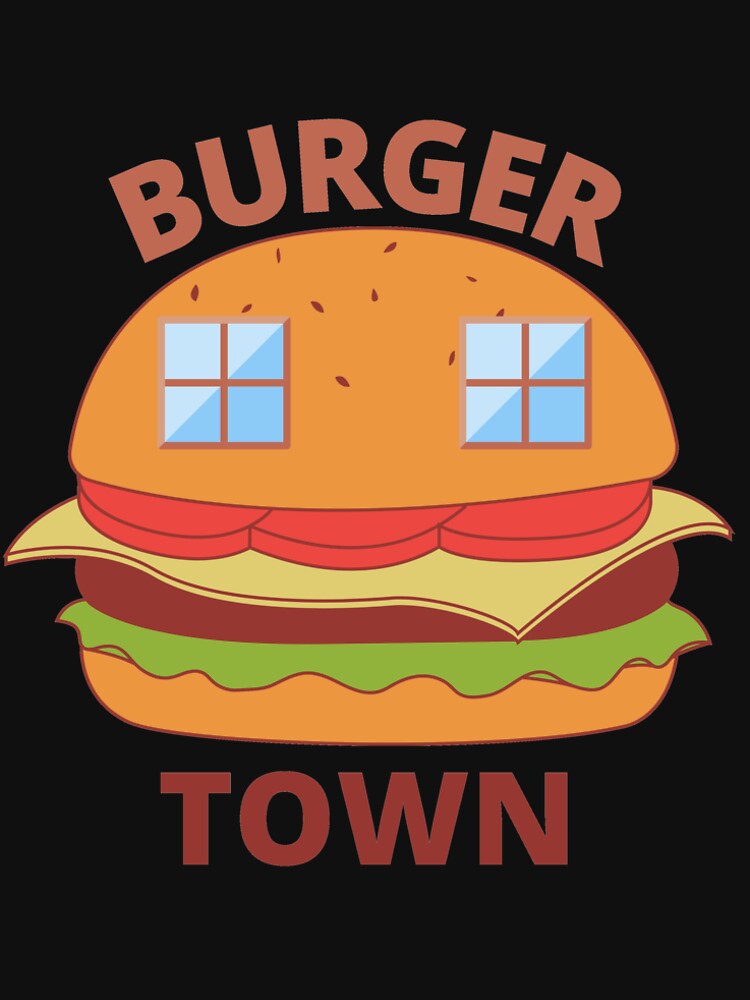Burger Town sticker by Swobodzio T-Shirts, Hoodie, Sweatshirt | BlankRebels.com (Image 2)