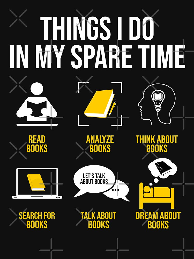 Reading books - Things I do in my spare time by Giacob T-Shirts, Hoodie, Sweatshirt | BlankRebels.com (Image 3)