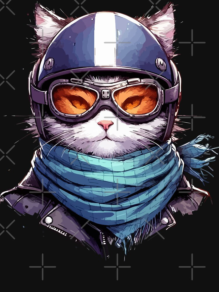 Biker Cat Anime T-Shirts, Hoodie, Sweatshirt