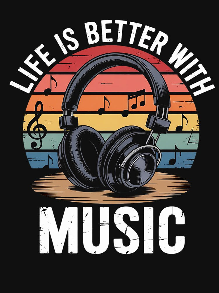 Life Is Better With Music Lover Teen Girls Boys Musician by ForestMmost T-Shirts, Hoodie, Sweatshirt (Image 3)