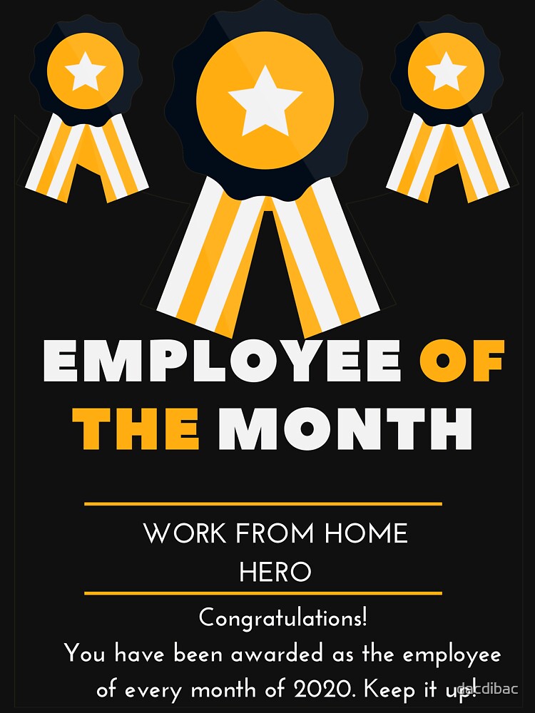 Work From Home Employee Of The Month by dacdibac T-Shirts, Hoodie, Sweatshirt | BlankRebels.com (Image 3)