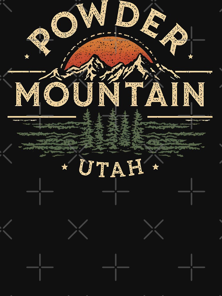 Powder Mountain - Utah by GoodOldVintage T-Shirts, Hoodie, Sweatshirt | BlankRebels.com (Image 3)