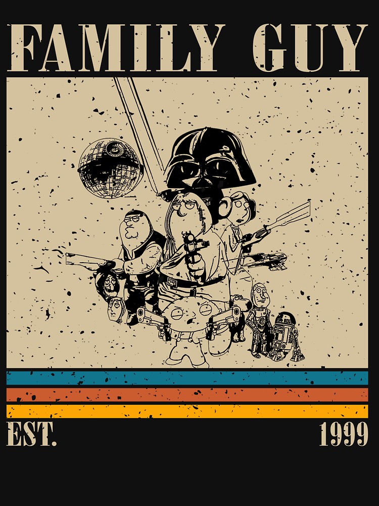 Retro Family-Guy by JoshThree T-Shirts, Hoodie, Sweatshirt | BlankRebels.com (Image 3)