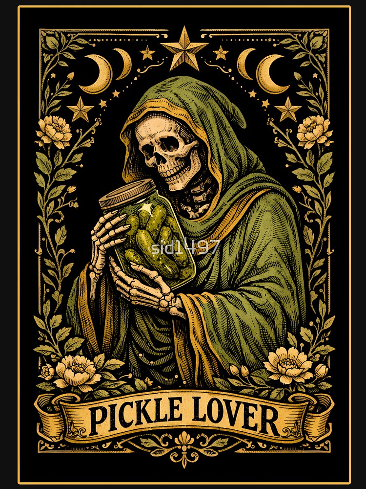 Pickle Lover Tarot Card by SidTastic T-Shirts, Hoodie, Sweatshirt | BlankRebels.com (Image 3)