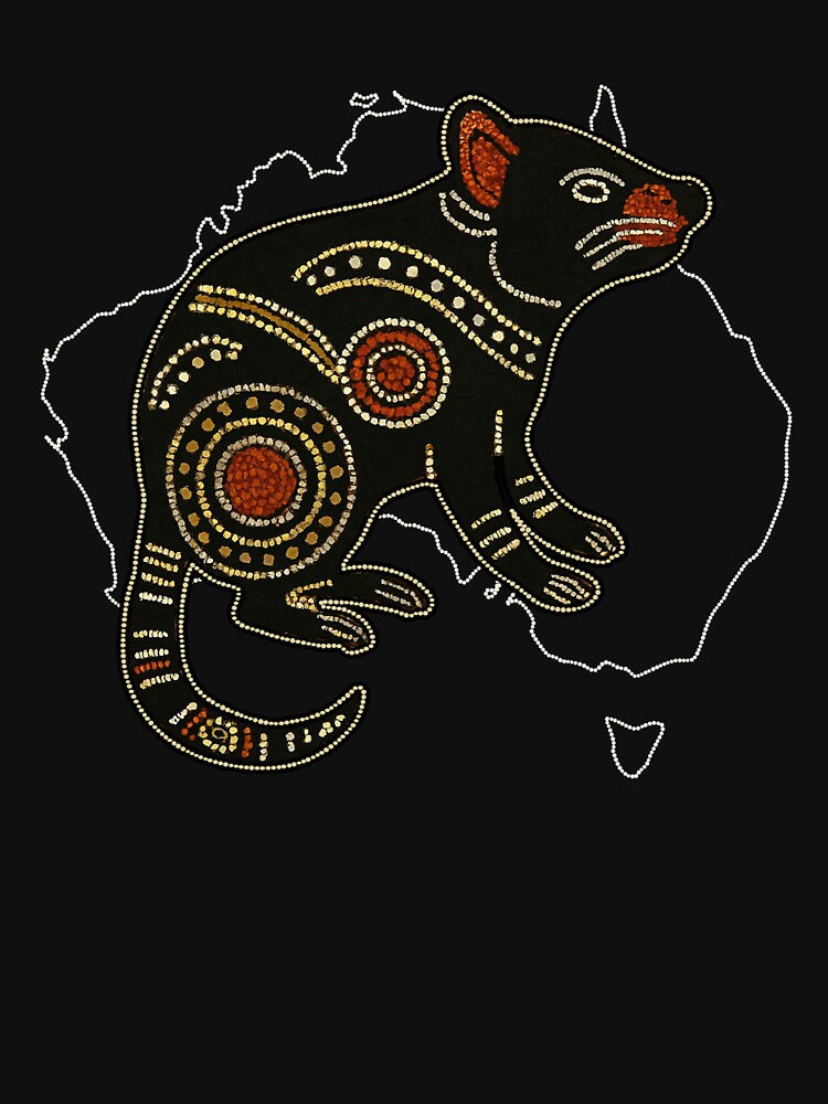 Tasmanian Spirit: A Dance with the Rainbow Serpent by FreiherrPK T-Shirts, Hoodie, Sweatshirt | BlankRebels.com (Image 3)
