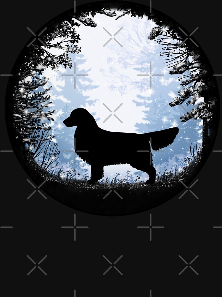 “First Snow” Golden Retriever by Spinyflowerart T-Shirts, Hoodie, Sweatshirt | BlankRebels.com (Image 3)