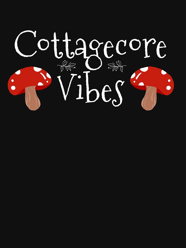 Cottagecore Vibes Funny E-girl Cute Mushroom Aesthetic by RainbowPandas T-Shirts, Hoodie, Sweatshirt (Image 3)