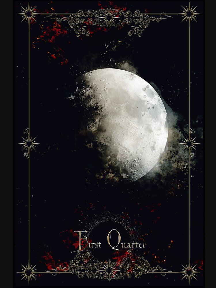 First Quarter Moon by RM Magick T-Shirts, Hoodie, Sweatshirt | BlankRebels.com (Image 3)