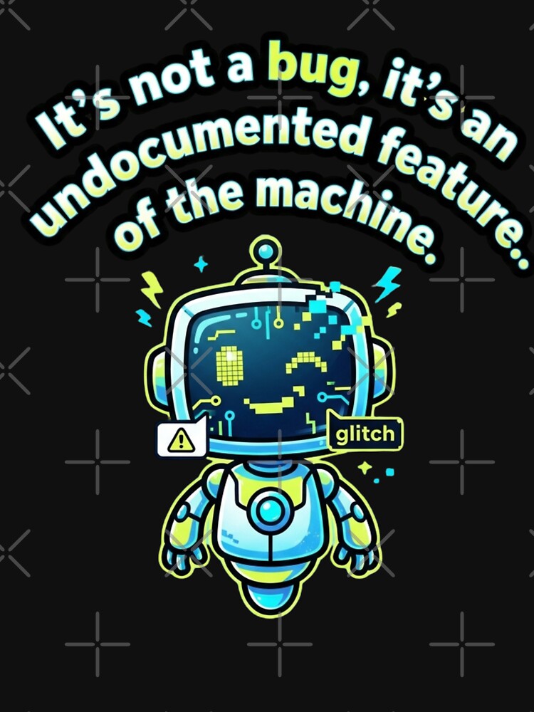 It’s Not a Bug, It’s an Undocumented Feature of the Machine – Funny Engineering & Programmer Humor Design by... (Image 3)