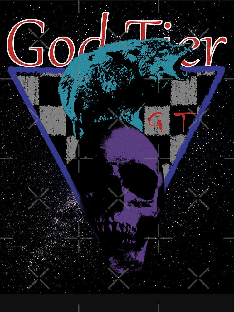 GodTier Wolf Skull Chessboard T-Shirts, Hoodie, Sweatshirt