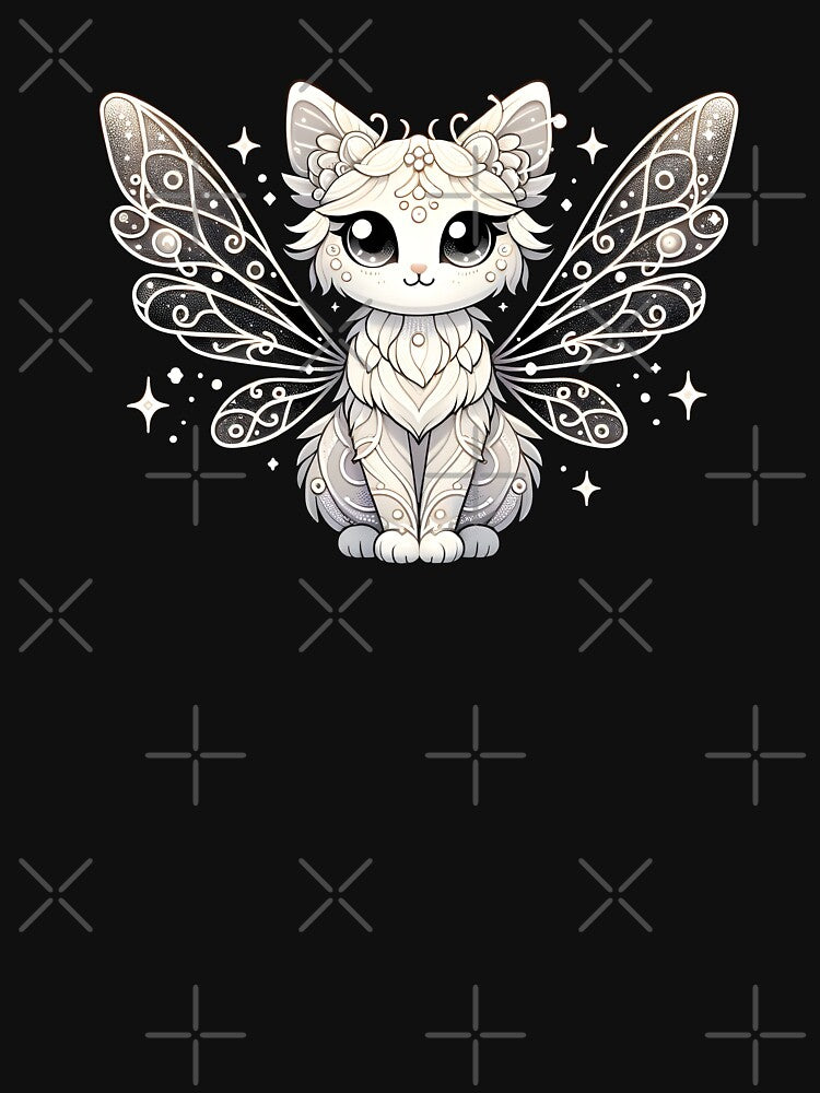Aesthetic Fairy Cat by Truck Stop One T-Shirts, Hoodie, Sweatshirt | BlankRebels.com (Image 3)