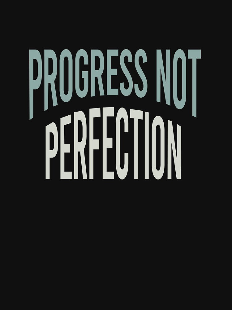 Fitness Saying Progress Not Perfection by whyitsme T-Shirts, Hoodie, Sweatshirt | BlankRebels.com (Image 3)