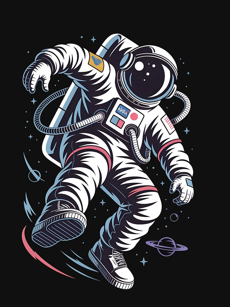 Floating Astronaut Hip-Hop Dance Illustration by Printips store T-Shirts, Hoodie, Sweatshirt | BlankRebels.com (Image 3)