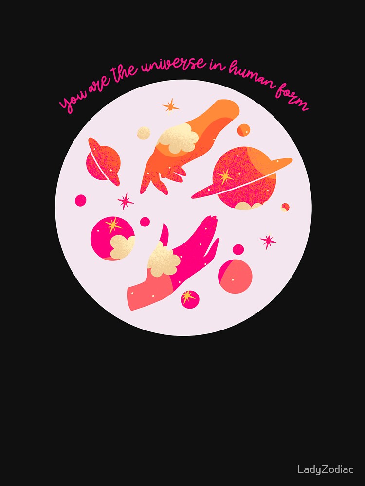 You Are The Universe In Human Form Cosmic Planets by LadyZodiac T-Shirts, Hoodie, Sweatshirt | BlankRebels.com (Image 3)